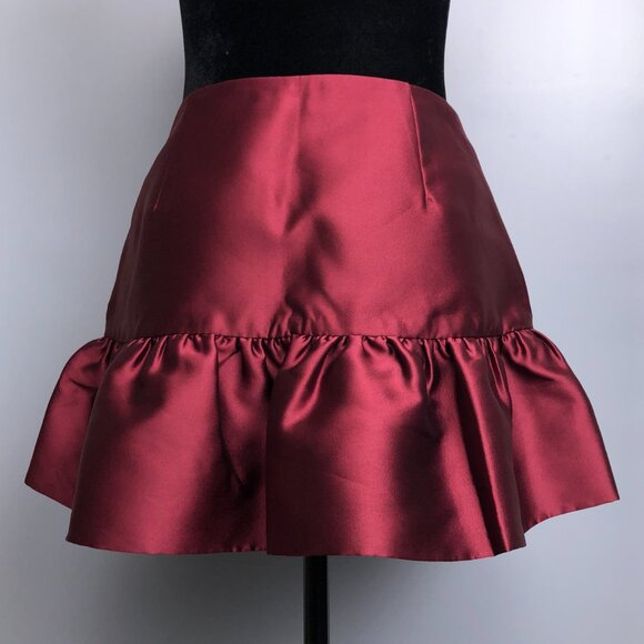 Unique Item (read description)!! Like New Sandro Infinity Skort in Burgundy - Picture 5 of 10